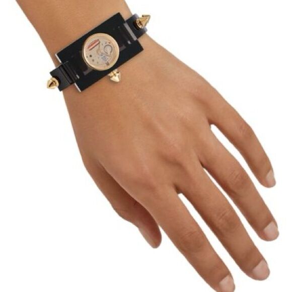 Gucci Accessories - Gucci YA143509 Studded Plexiglas Skeleton 40mm Women's Watch